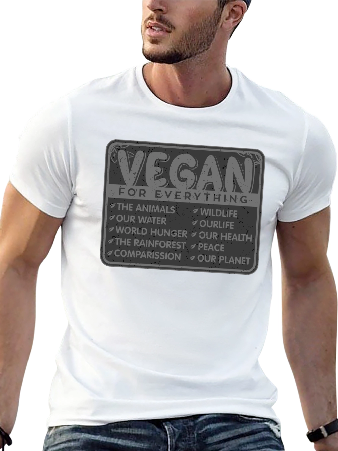 Vegan For Everything Graphic T-Shirt
