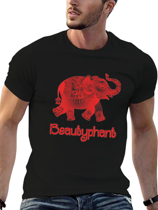Beautyphant Graphic T-Shirt - Black