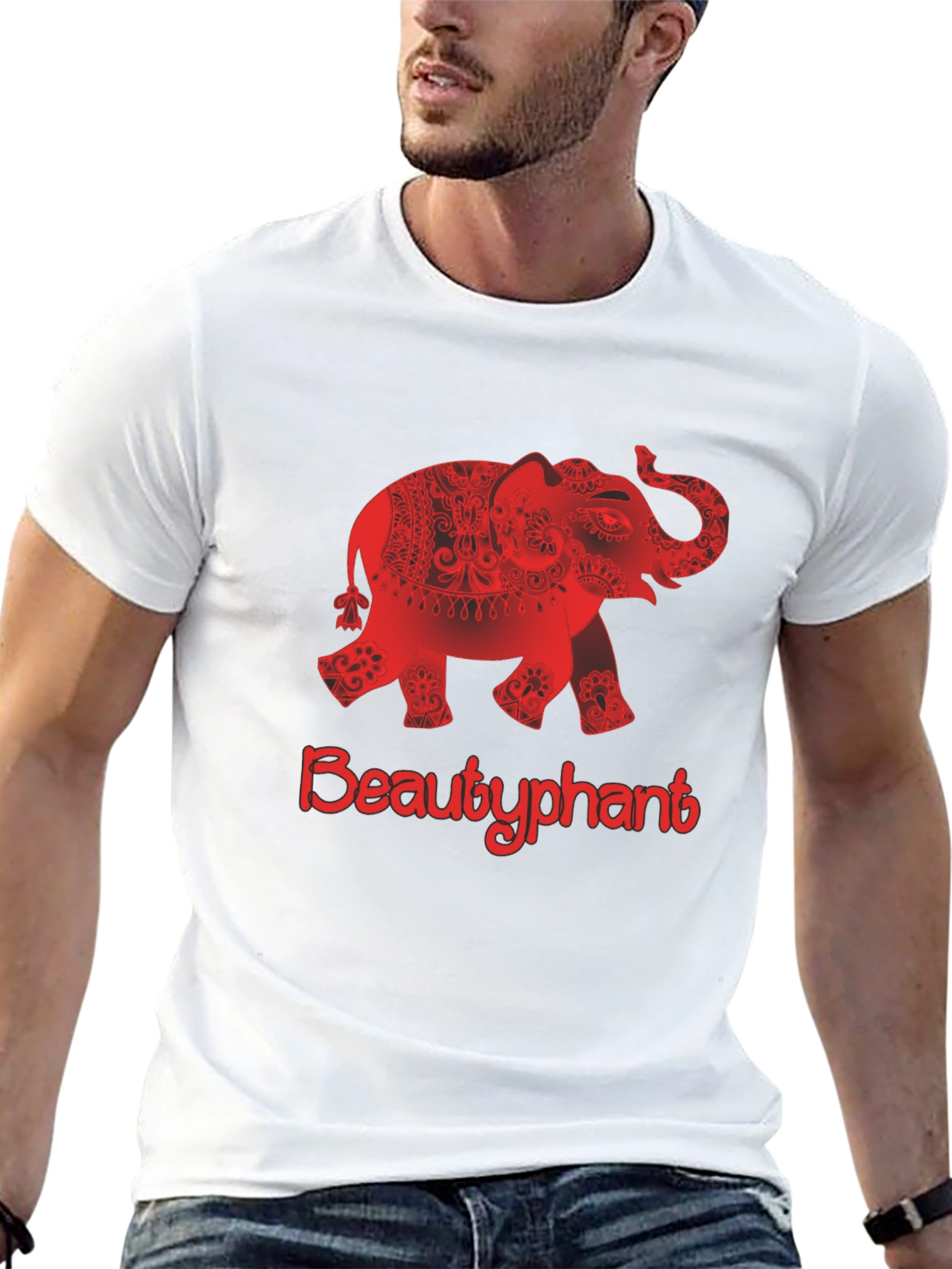 Beautyphant Graphic T-Shirt - Black