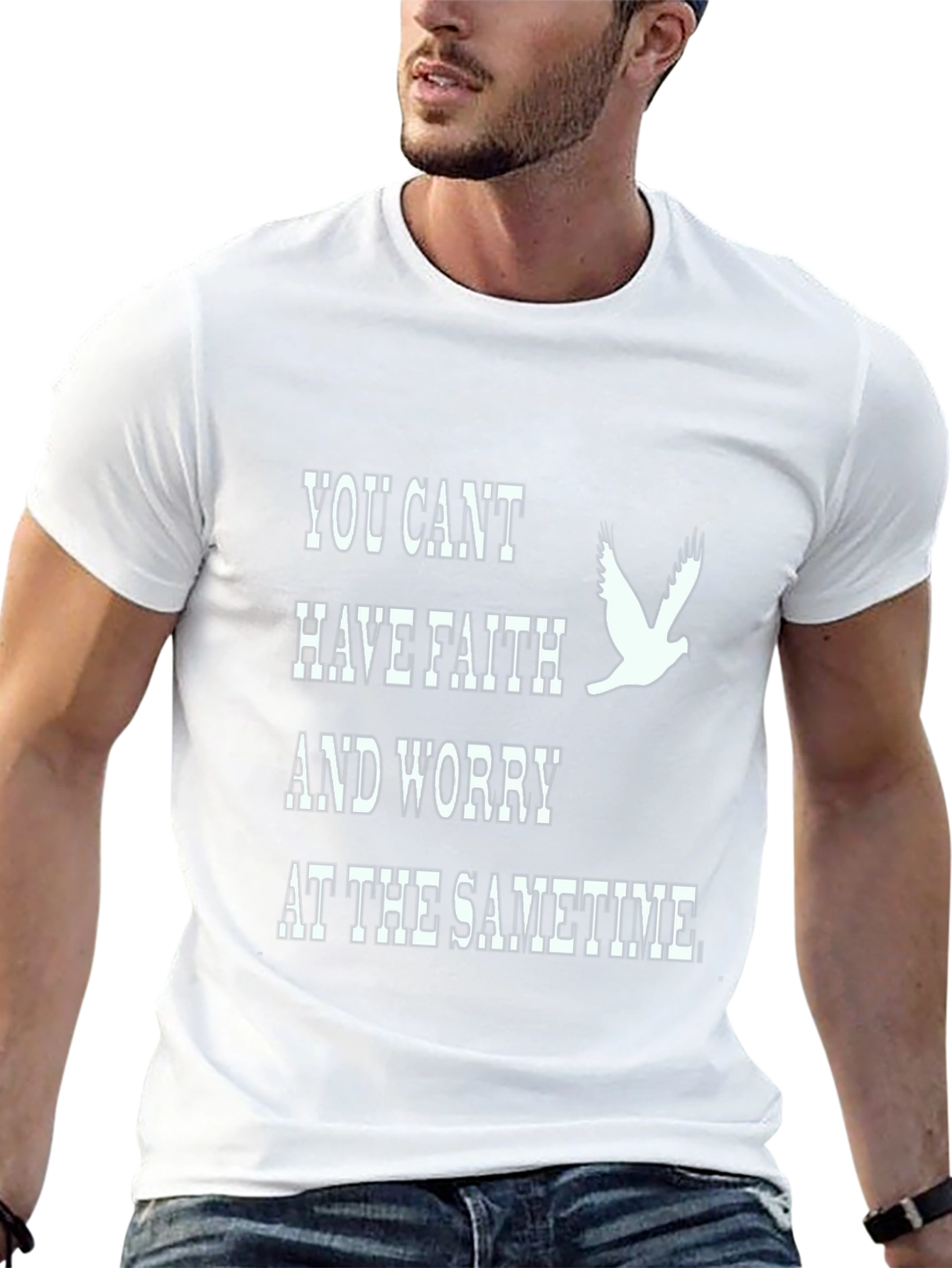 Faith Over Worry Graphic Tee