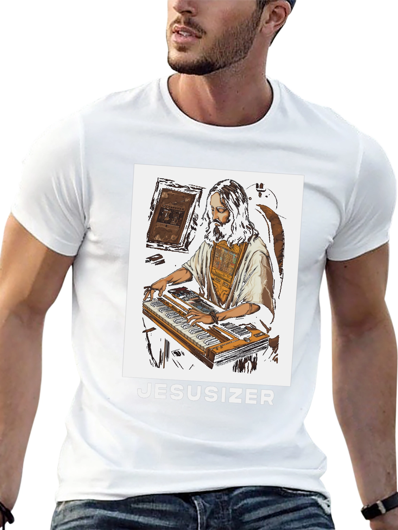 Jesusizer Black T-Shirt - Unique Design