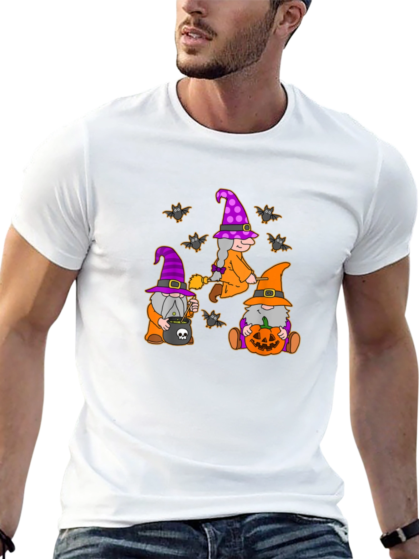 Halloween Gnome T-Shirt - Spooky Season Apparel