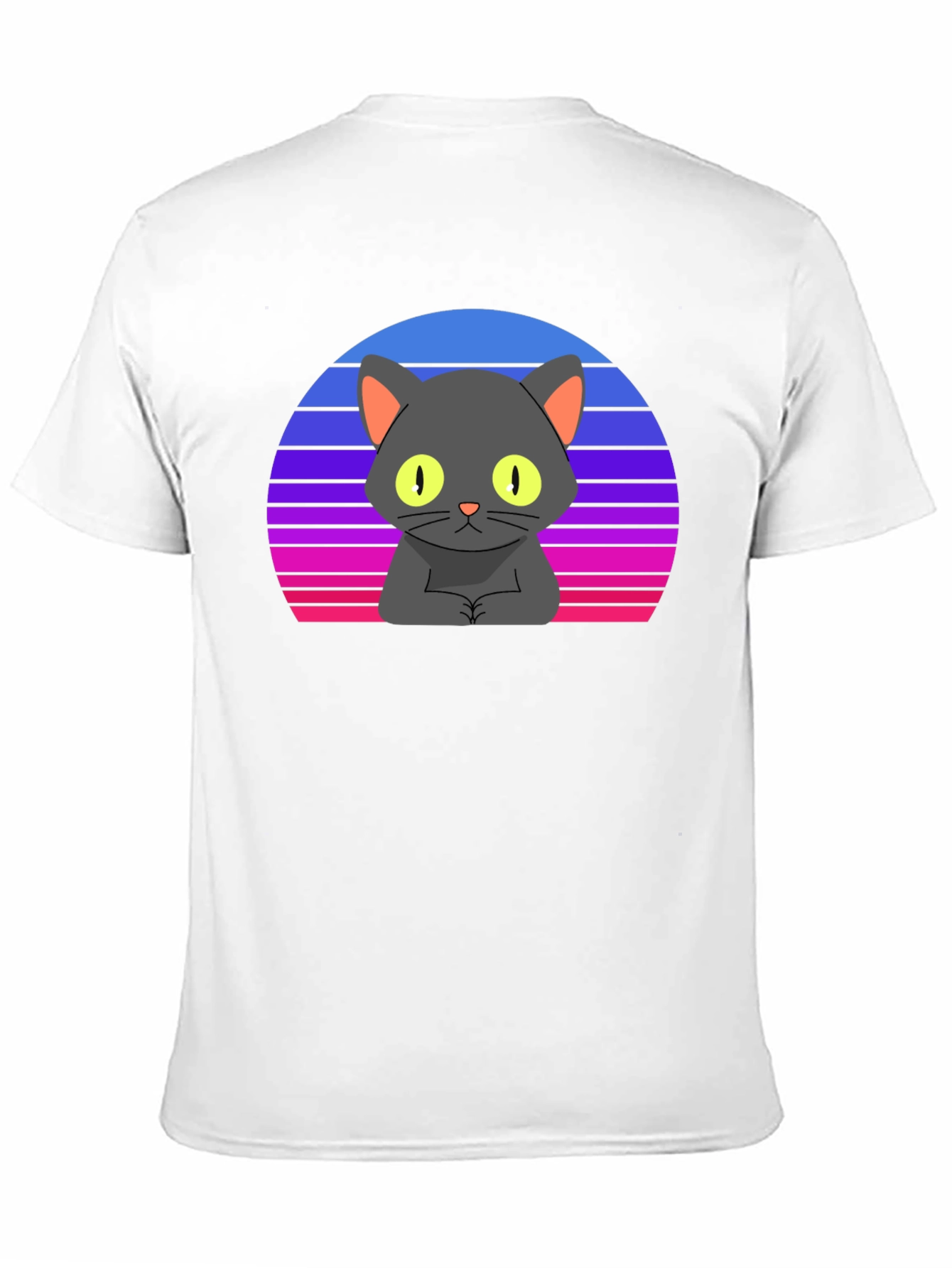 Retro Cat T-Shirt - Graphic Tee