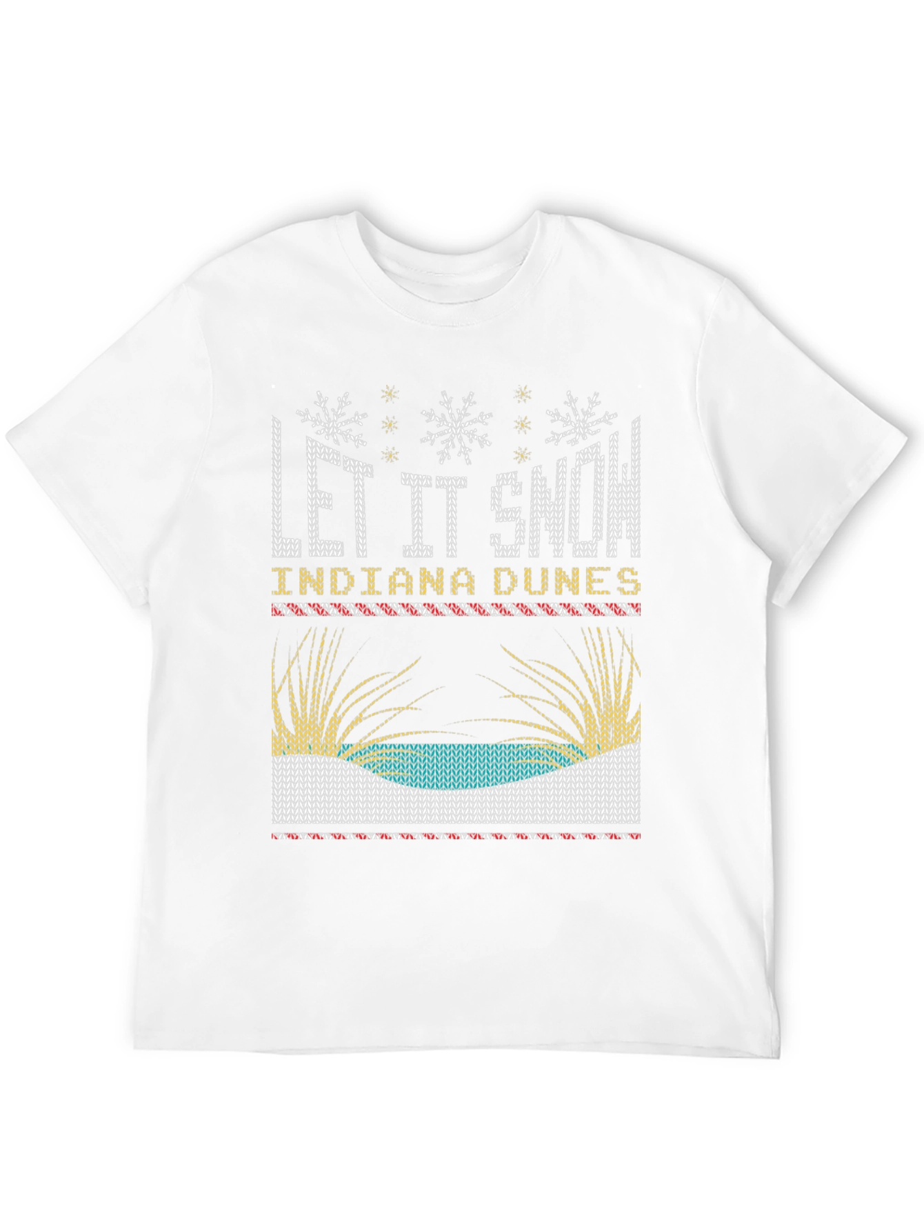 Indiana Dunes Let It Snow Novelty T-Shirt