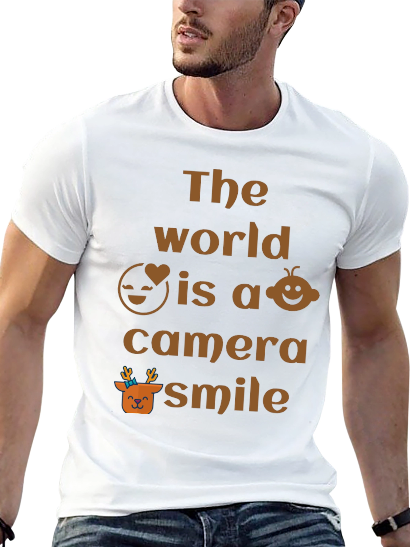 The World Is A Camera Smile T-Shirt