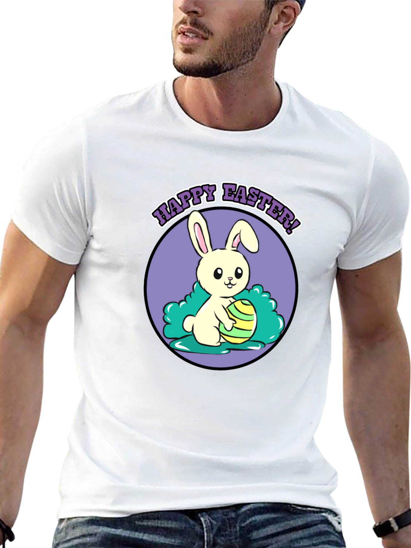 Happy Easter Bunny Graphic T-Shirt