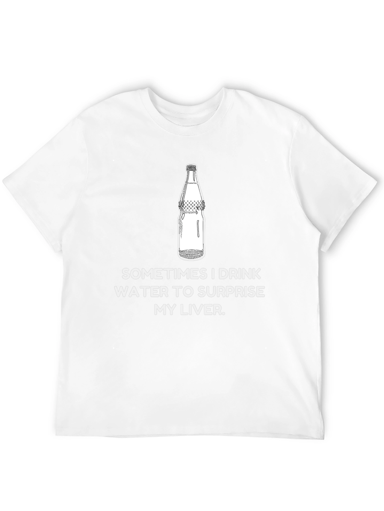 Surprise My Liver Mens Graphic T-Shirt