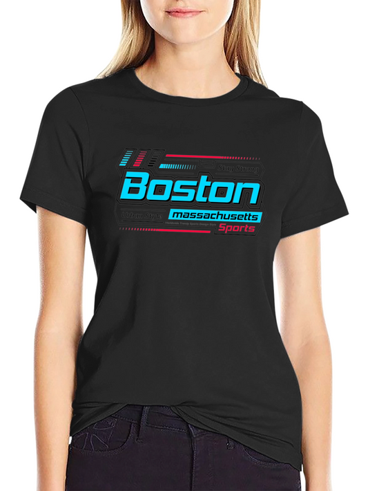 Boston Massachusetts Urban Style Sports T-Shirt