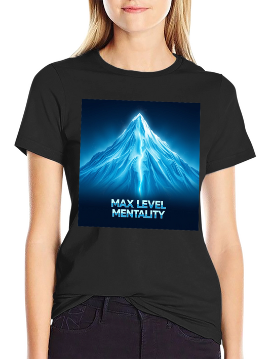 Max Level Mentality Black T-Shirt