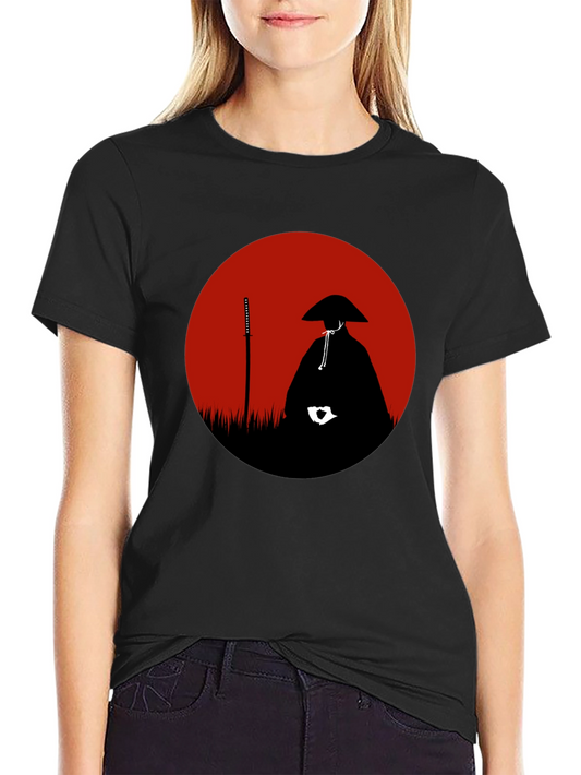Samurai Silhouette T-Shirt - Martial Arts Graphic Tee
