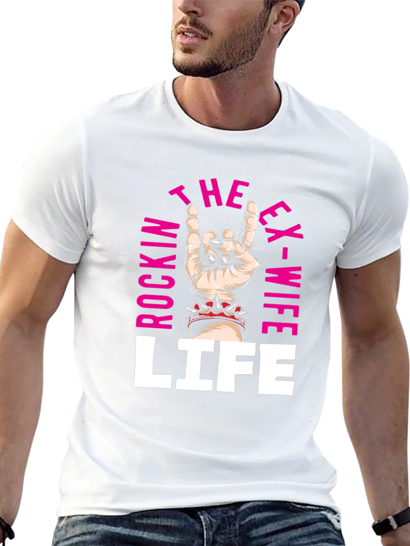 Rockin Ex-Wife Life T-Shirt - Black