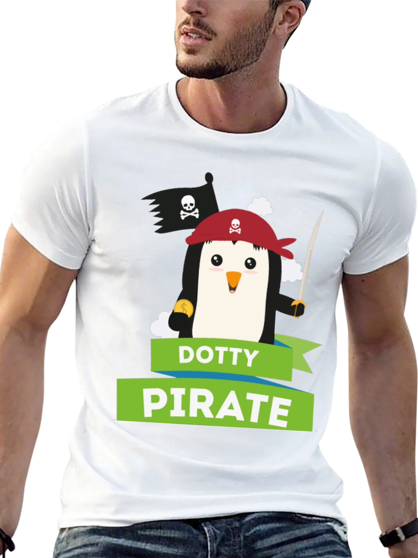 Dotty Pirate Graphic T-Shirt