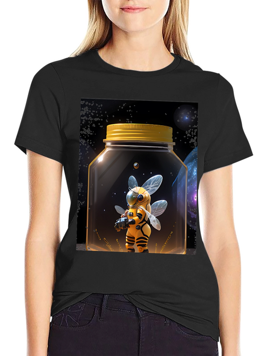 Bee Astronaut Graphic Tee - Space Honey Jar