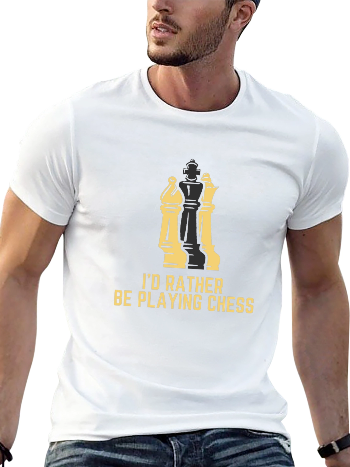 Chess Lover T-Shirt - Id Rather Be Playing Chess
