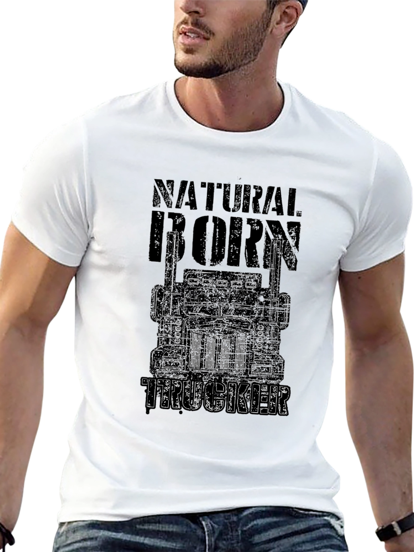 Natural Born Trucker Graphic Tee