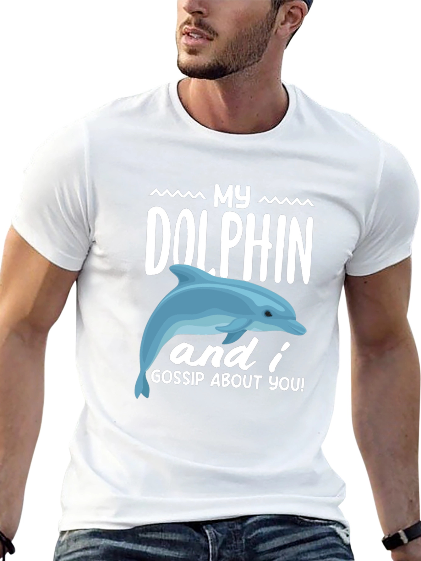 My Dolphin and I Gossip About You Graphic Tee