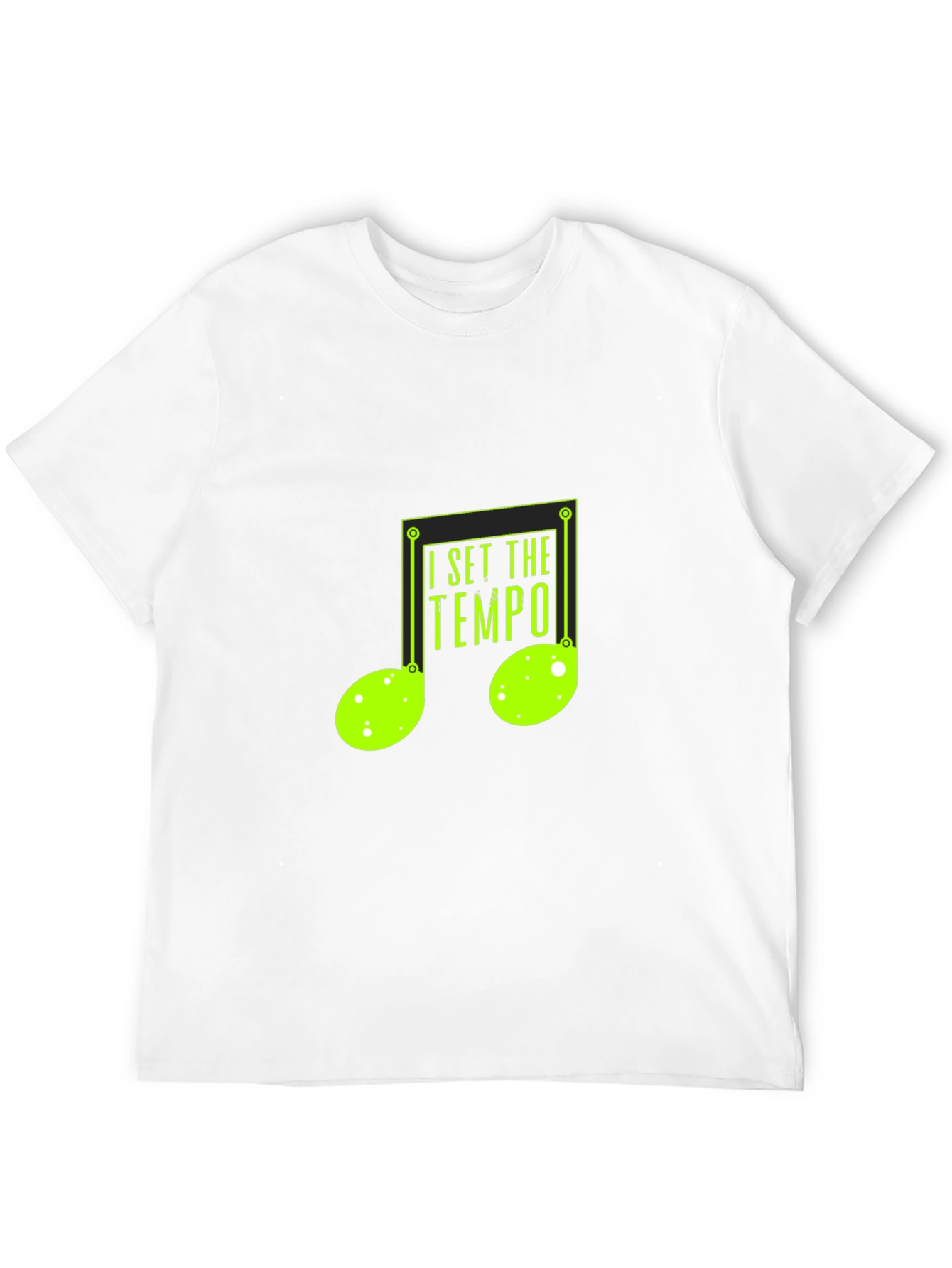 I Set the Tempo Music Note Graphic T-Shirt