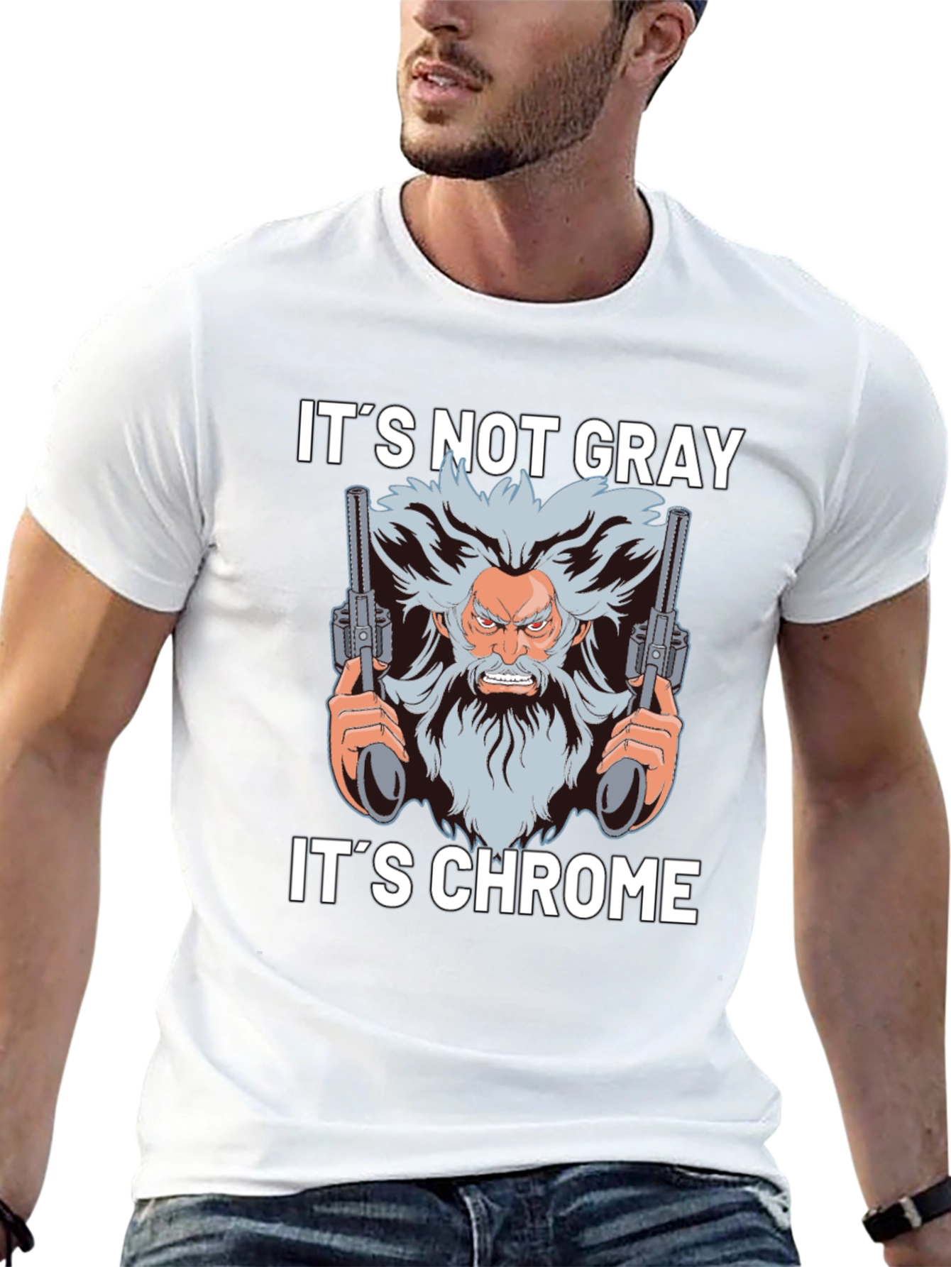 Its Not Gray Its Chrome T-Shirt