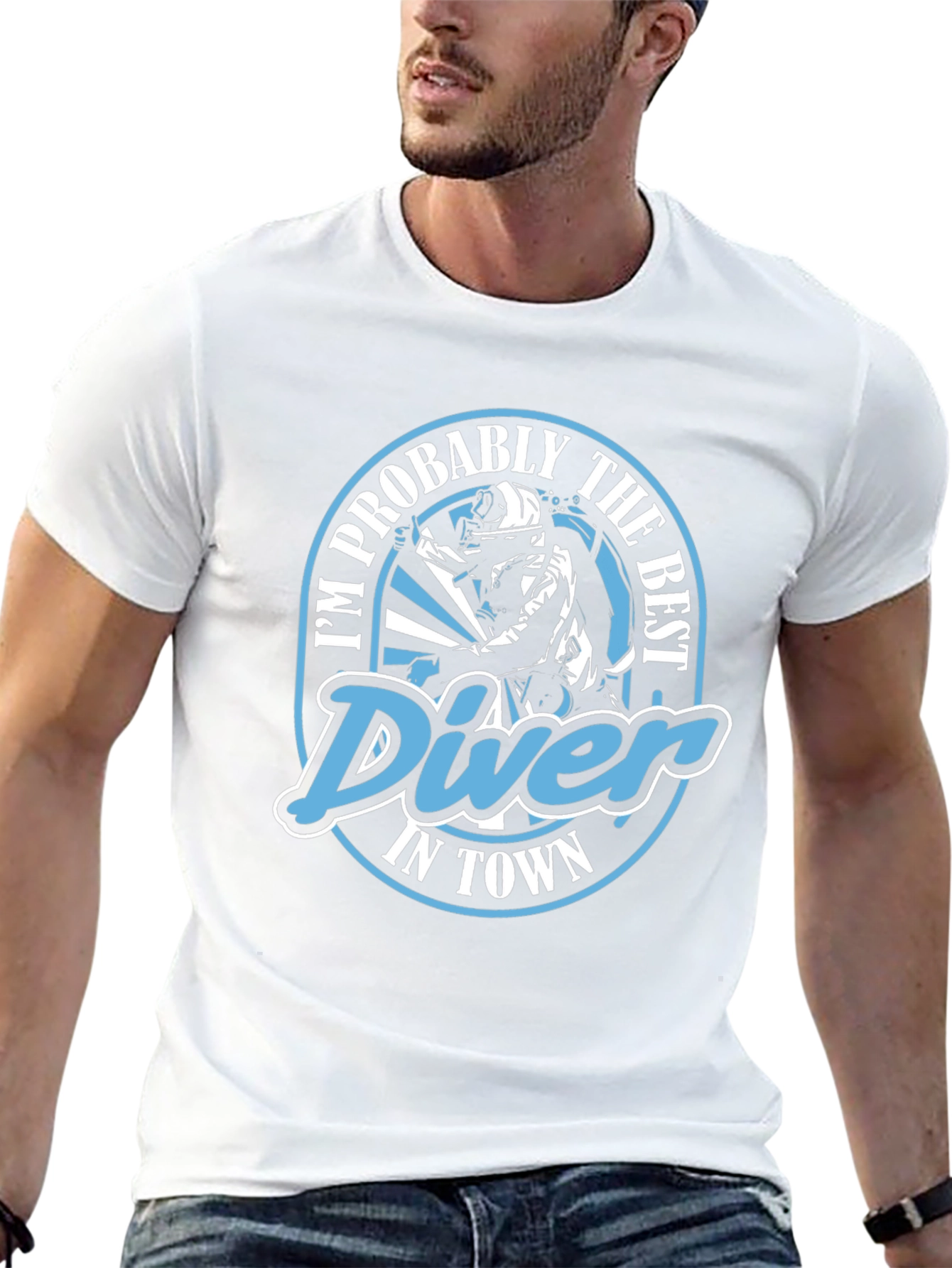 Best Diver in Town Graphic T-Shirt