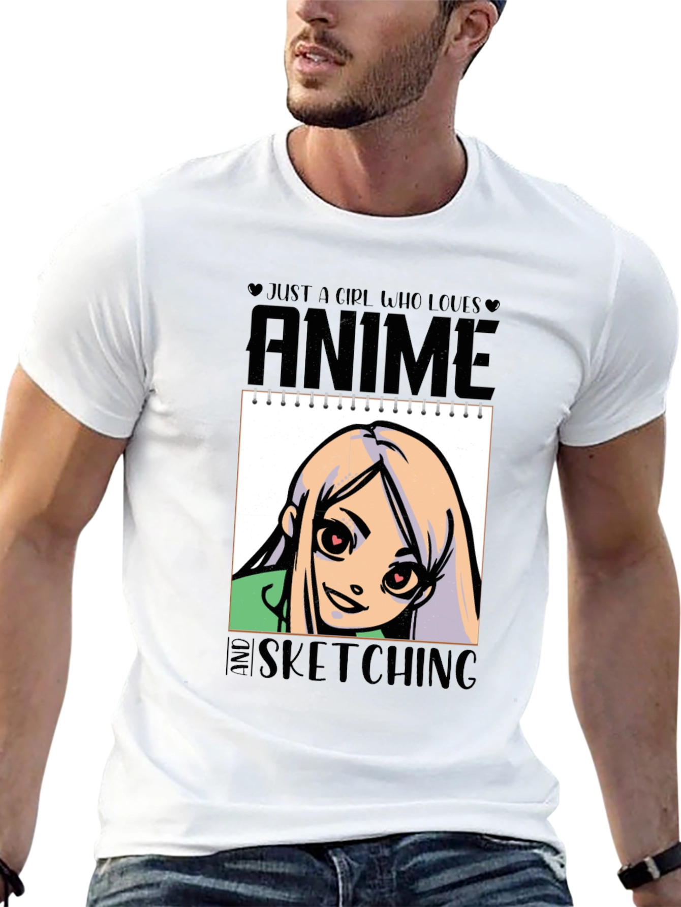 Anime and Sketching Girls T-Shirt