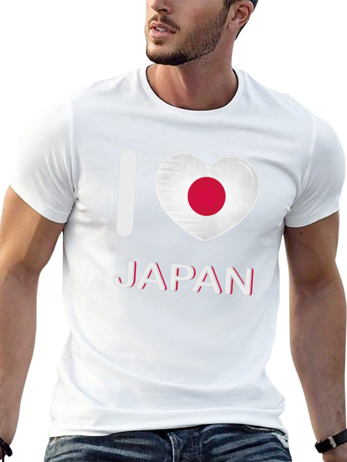 I Love Japan T-Shirt - Black Graphic Tee