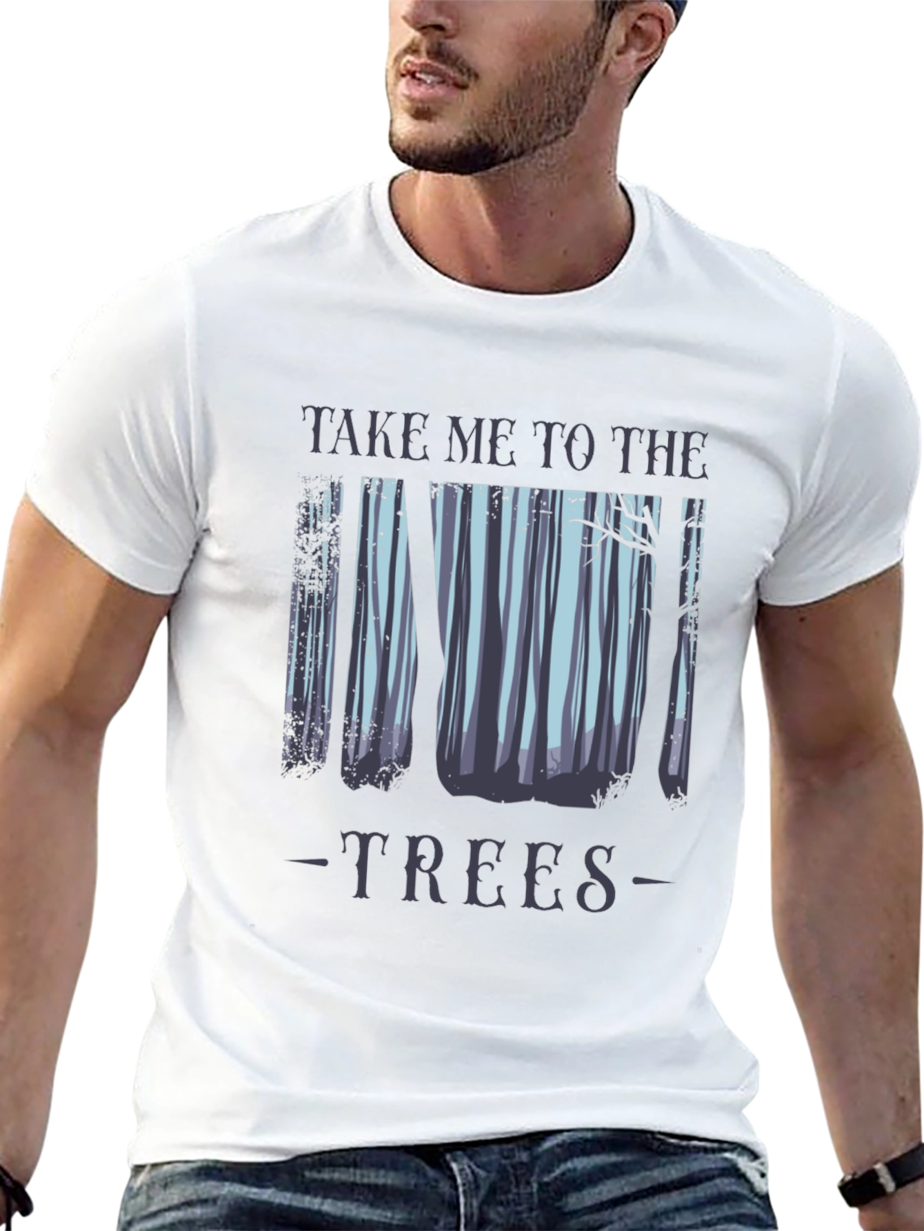 Take Me To The Trees Black T-Shirt