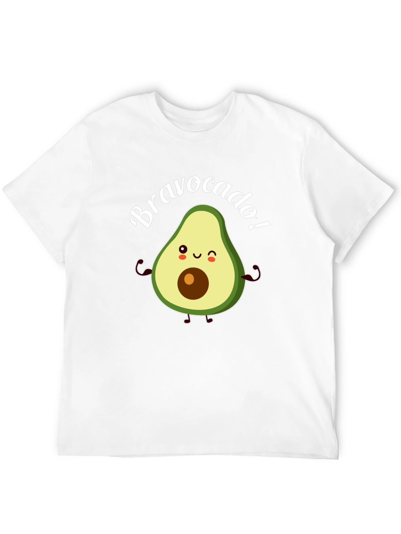 Bravo-cado! Funny Avocado Graphic T-Shirt