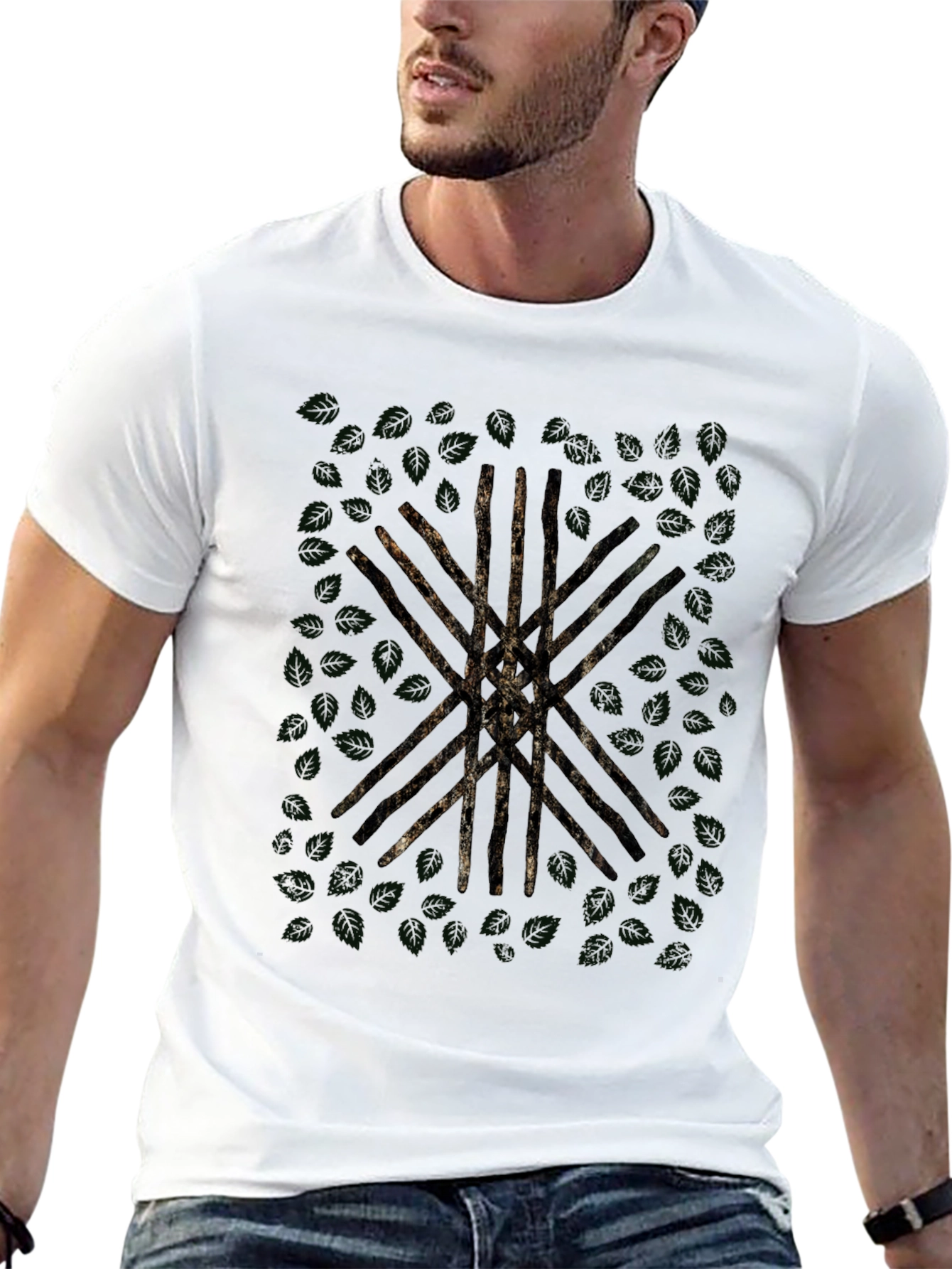 Graphic Print Black Casual T-Shirt