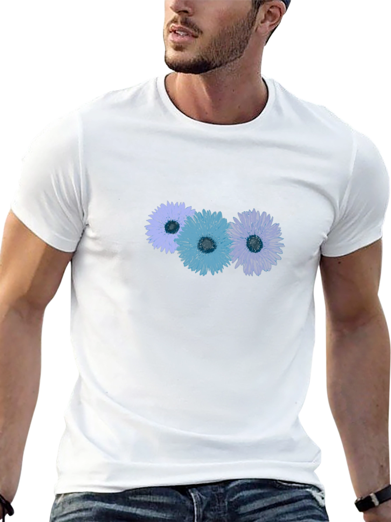 Floral Print Tee - Stylish and Comfortable