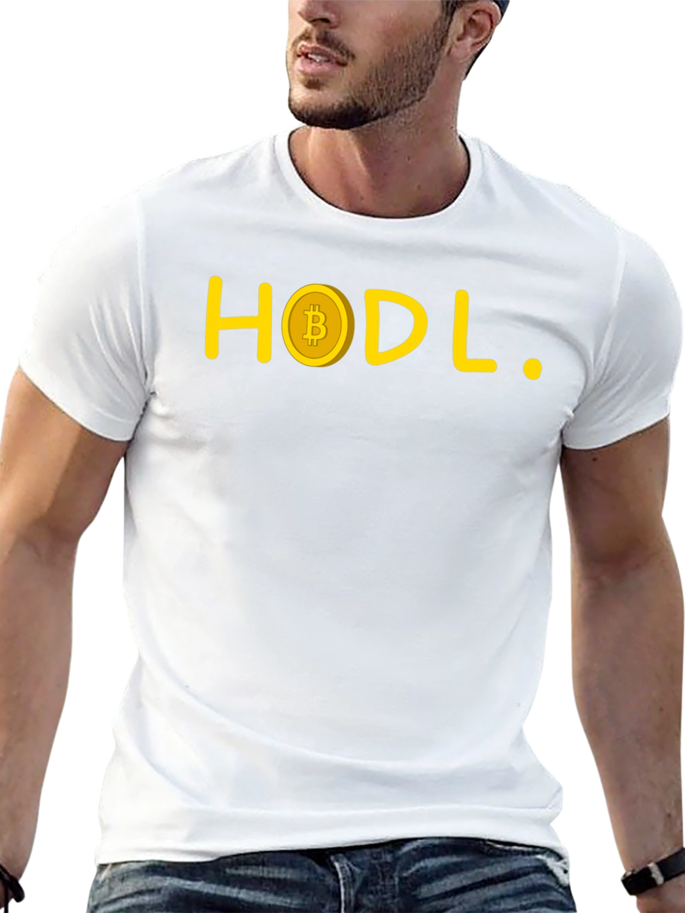 HODL Bitcoin Crypto T-Shirt - Black