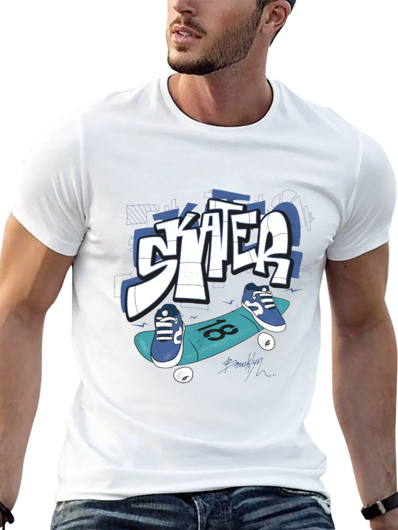 Skater Graphic Tee - Cool Urban Style T-Shirt