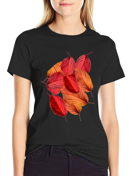 Autumn Leaves Graphic Tee - Stylish Fall Fashion