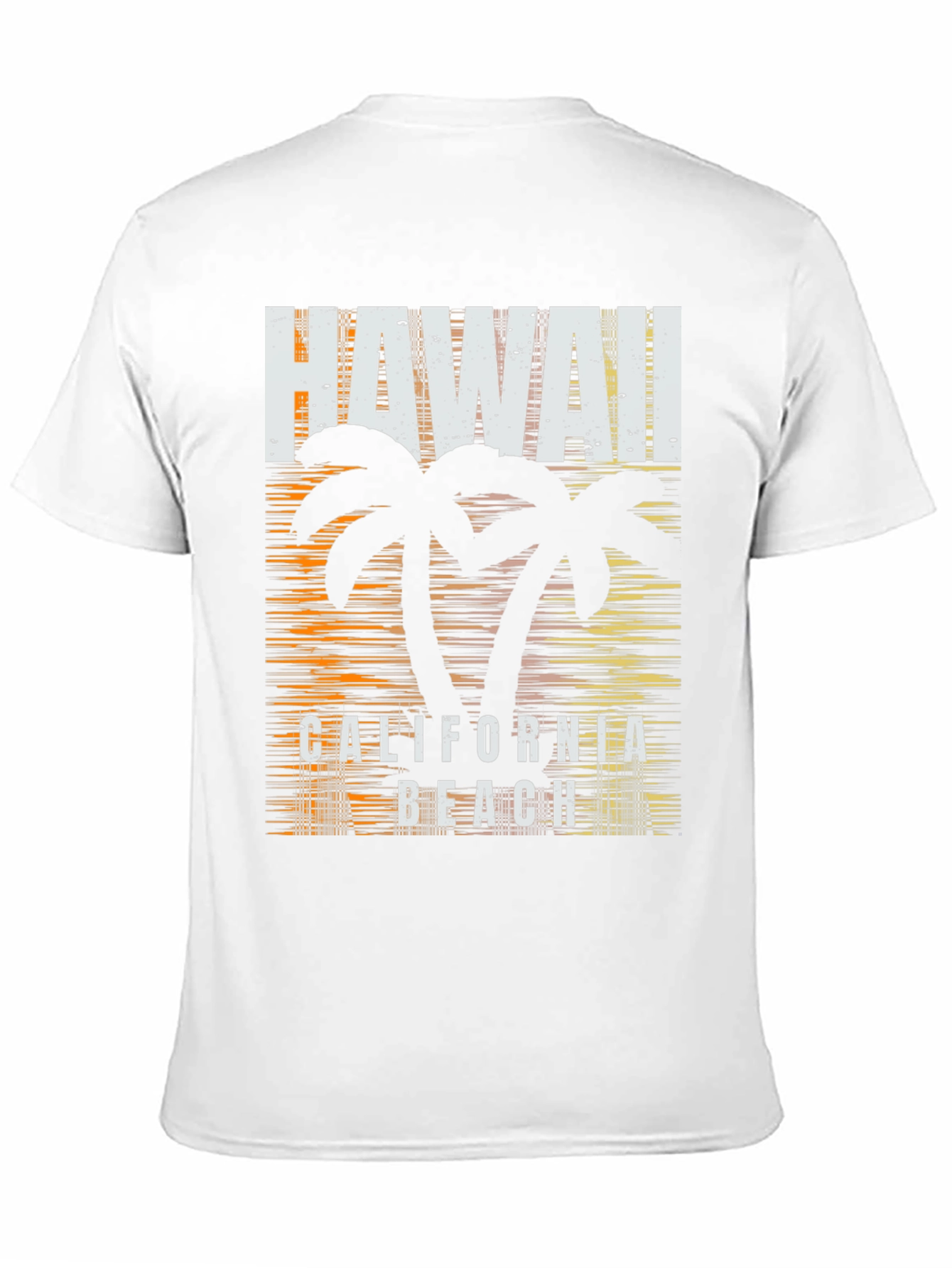 Hawaii California Beach Graphic Print Tee