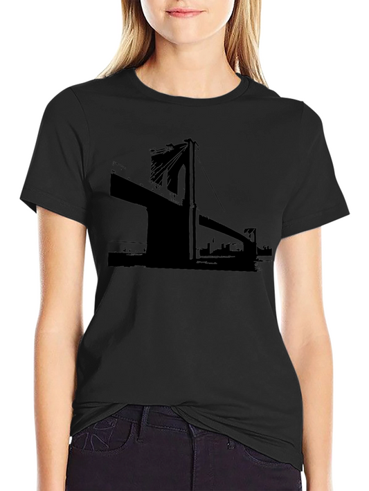 Brooklyn Bridge Graphic Tee - Black