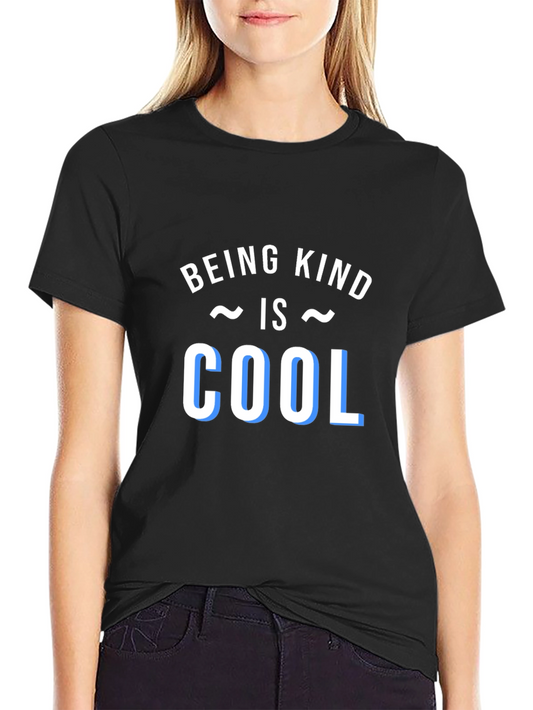Being Kind Is Cool Black T-Shirt