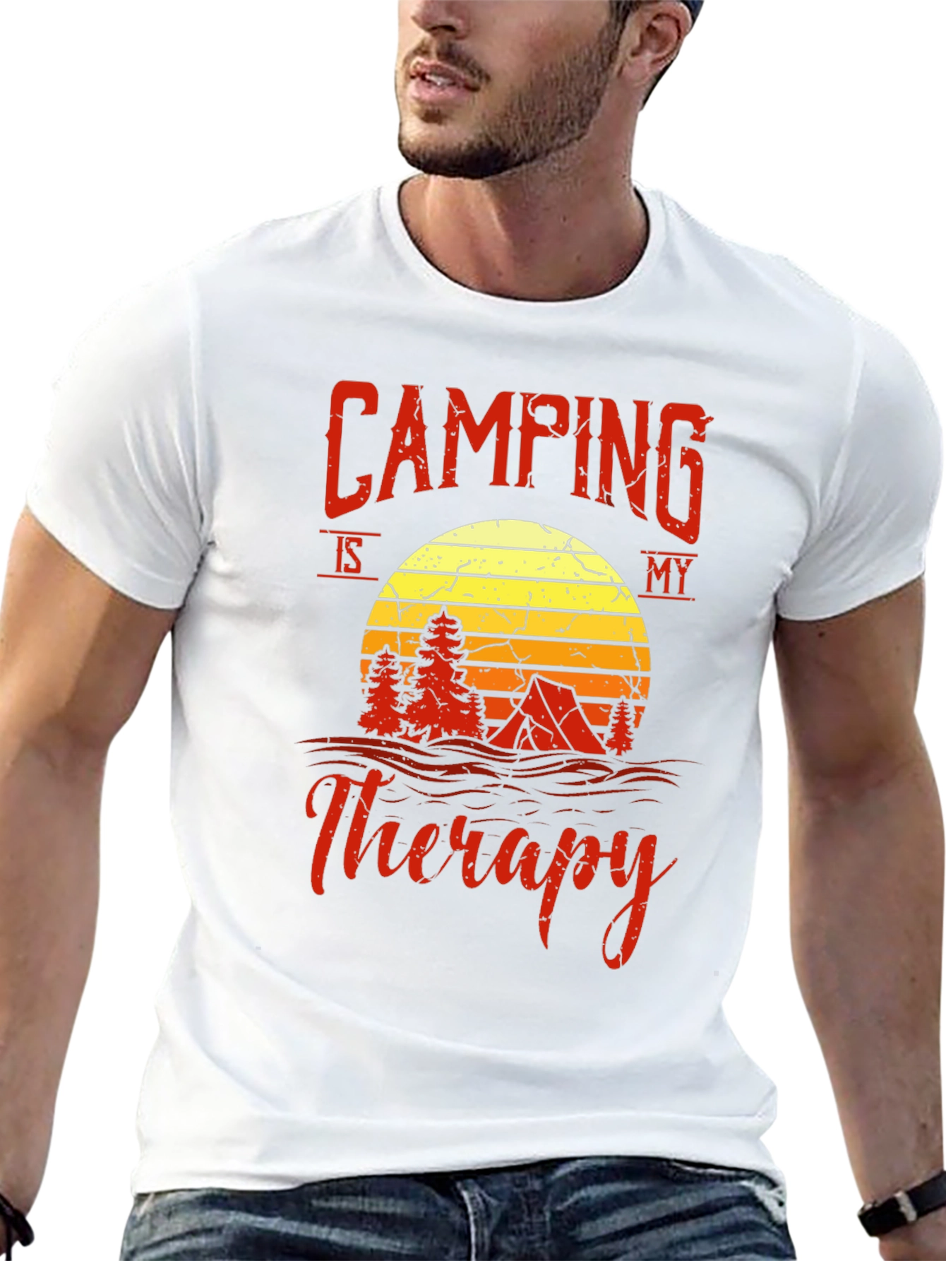 Camping Is My Therapy T-Shirt