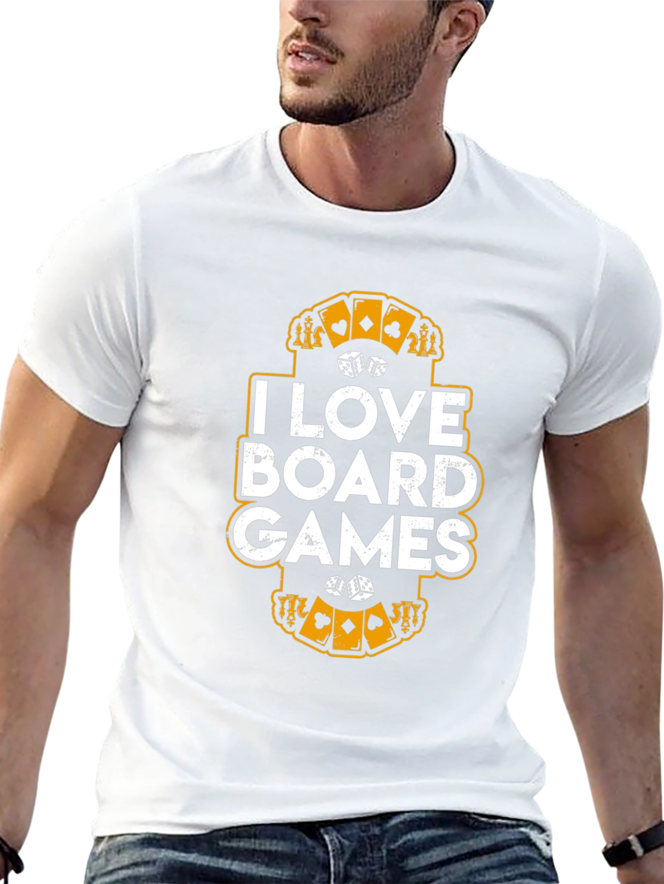 I Love Board Games T-Shirt - Unisex Graphic Tee