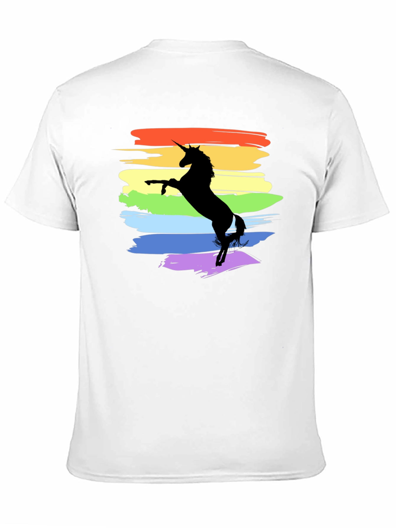 Unicorn Rainbow Pride T-Shirt - Black