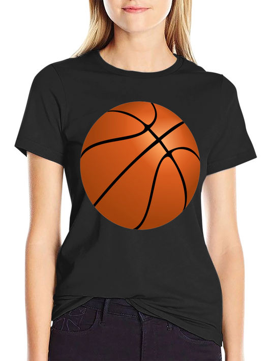 Basketball Graphic Tee - Casual Mens Black T-Shirt