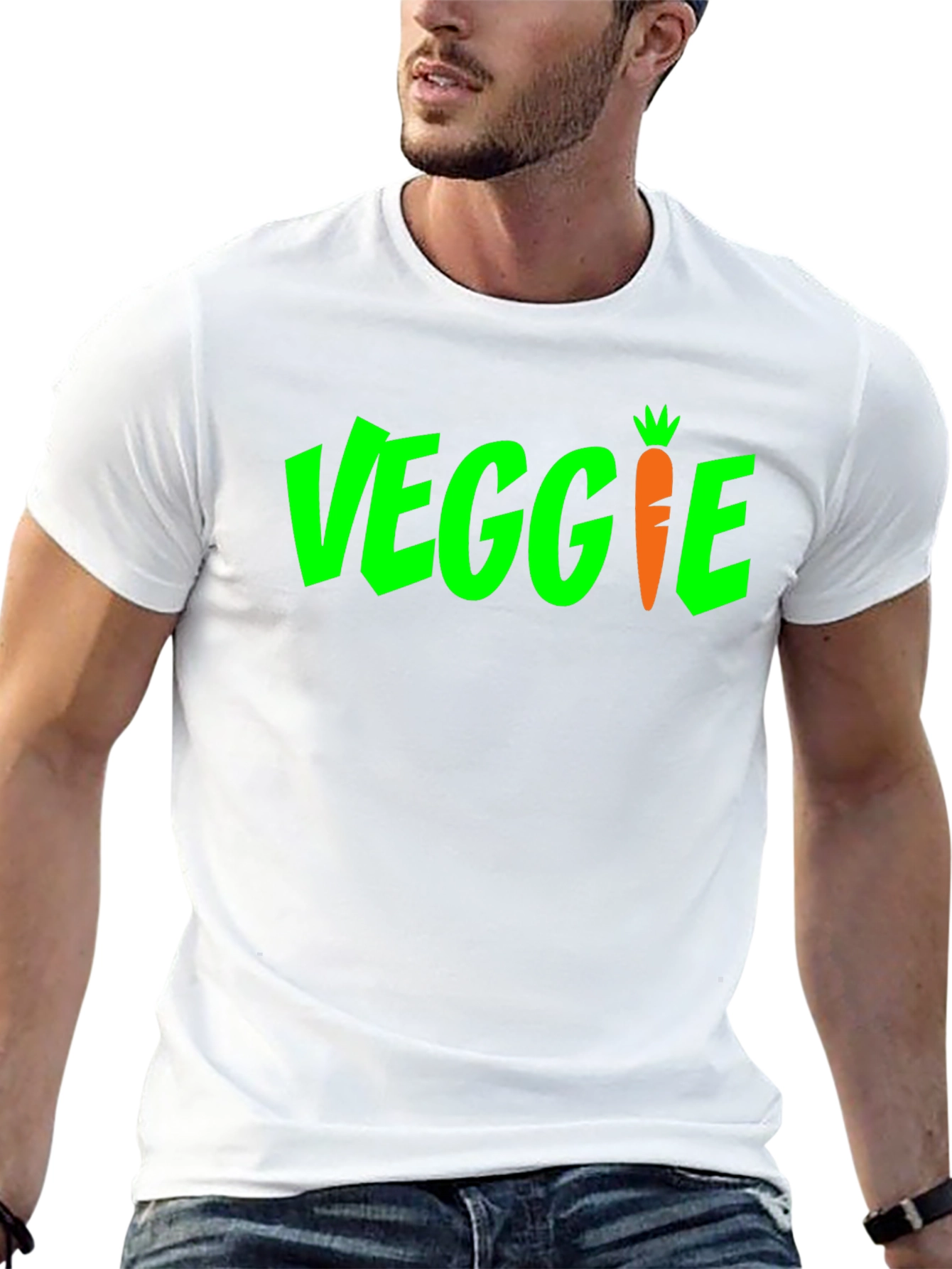 Veggie Graphic Tee - Vegan Carrot Humor Shirt
