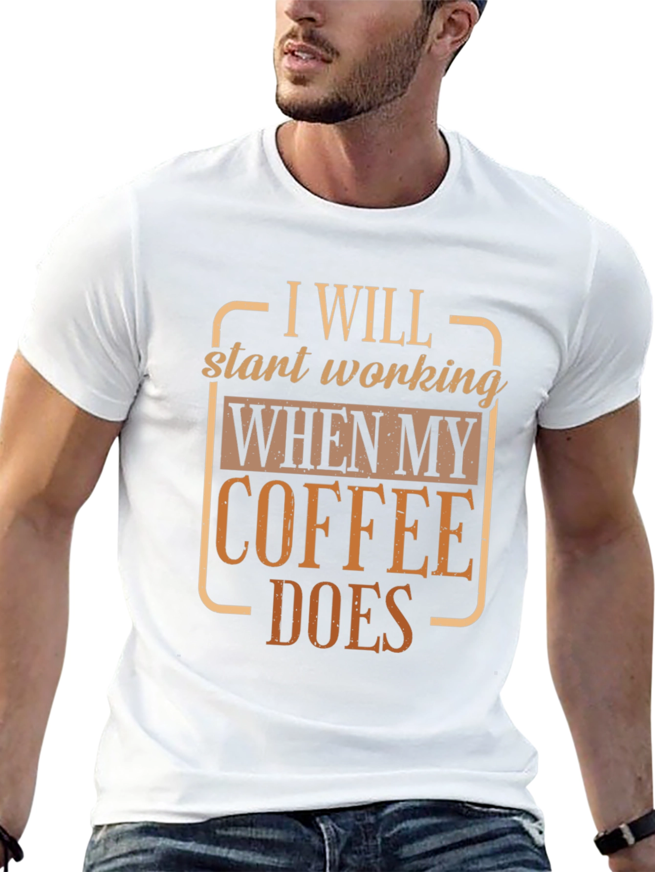 Coffee Does T-Shirt - Funny Work Tee