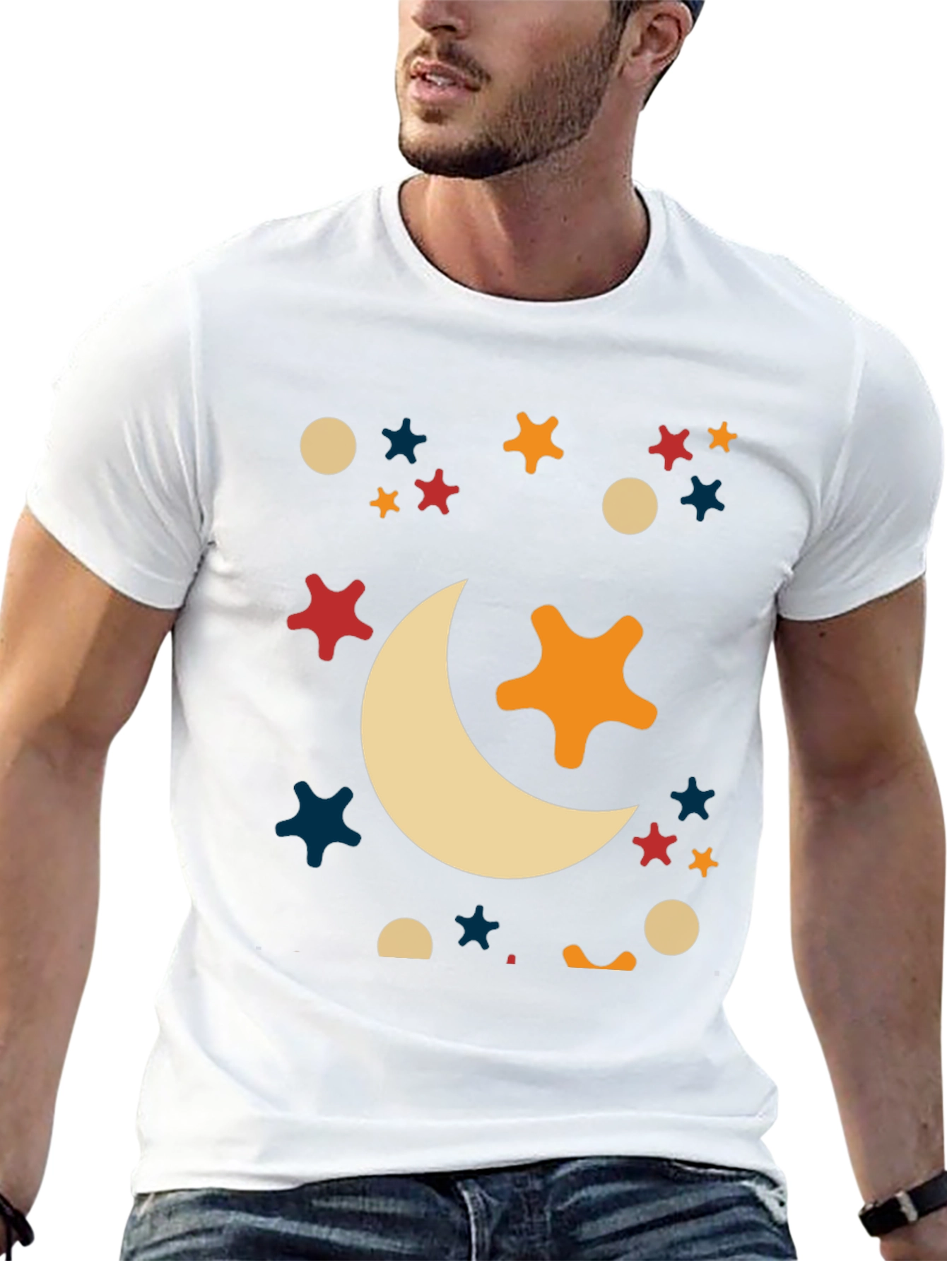 Celestial Dreams Black Tee
