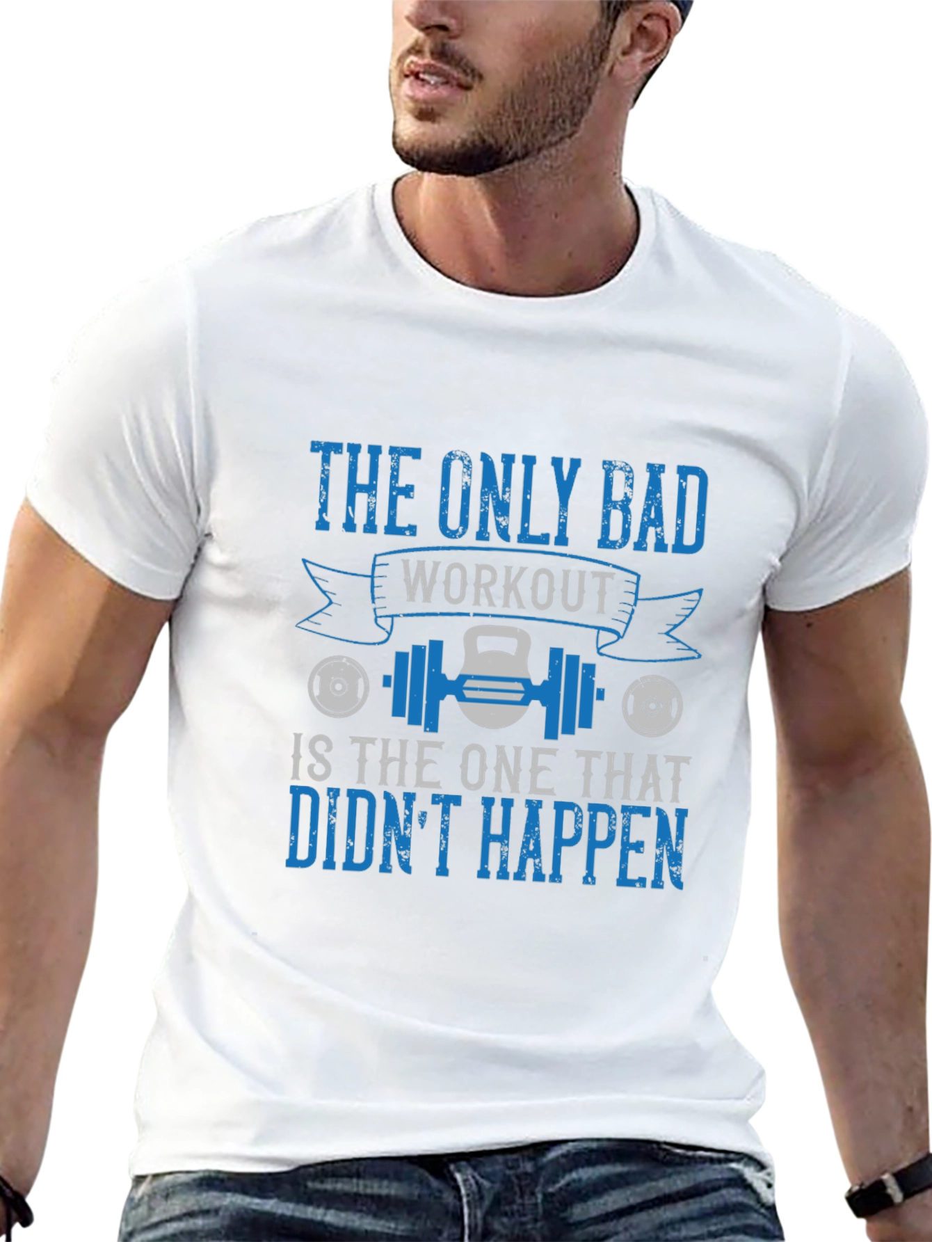 Workout Motivation Graphic Tee for Fitness Lovers