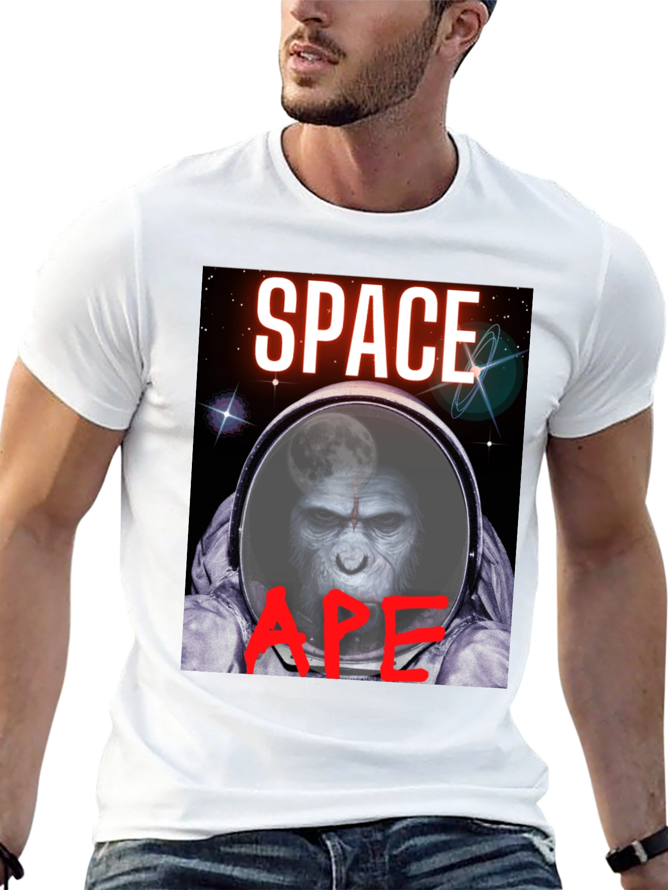 Space Ape T-Shirt - Unique Graphic Tee