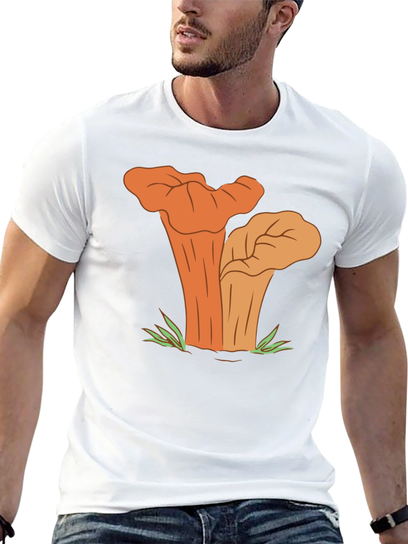 Mushroom Graphic Tee - Funky Fungi Design