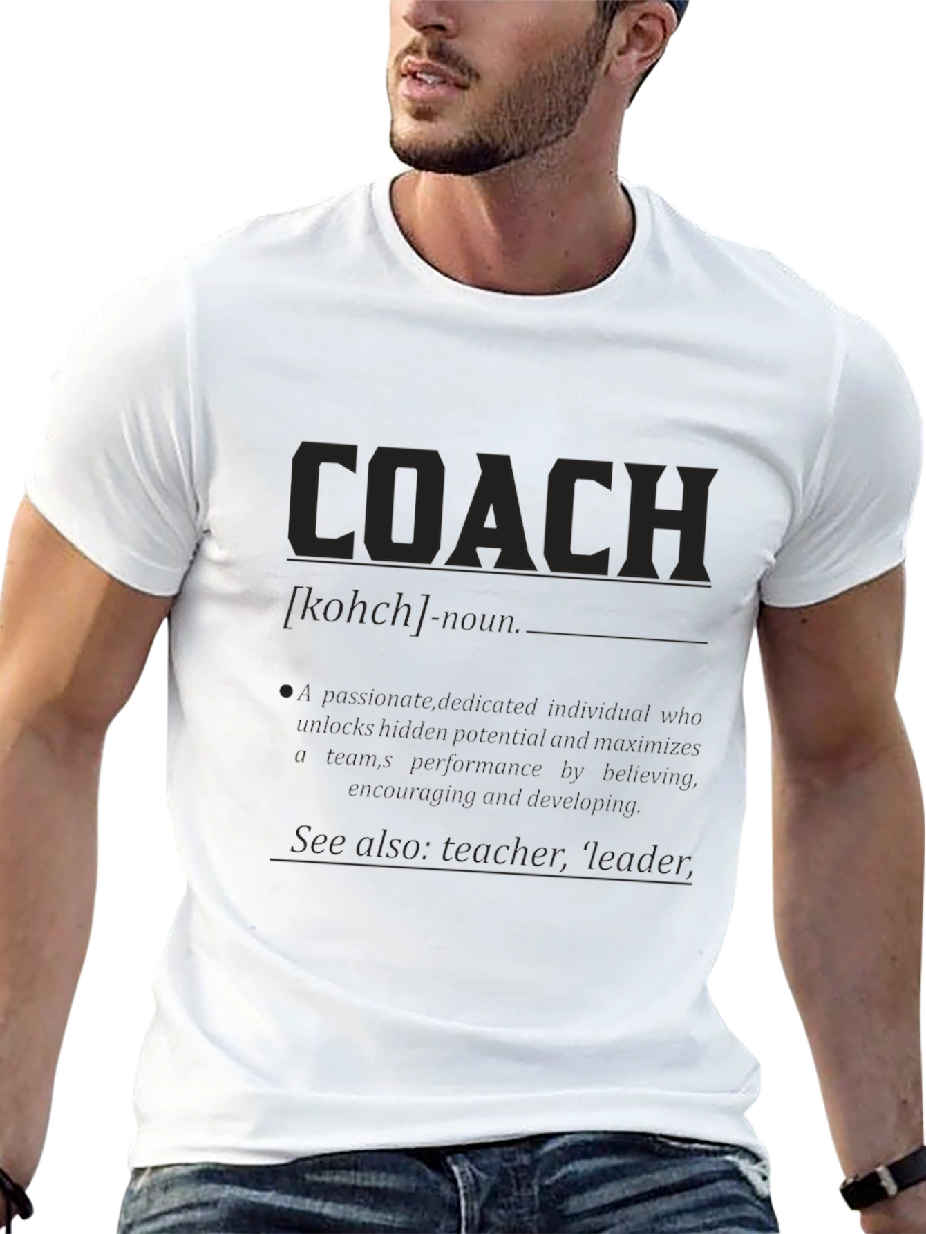 Coach Definition T-Shirt - Gift for Coaches