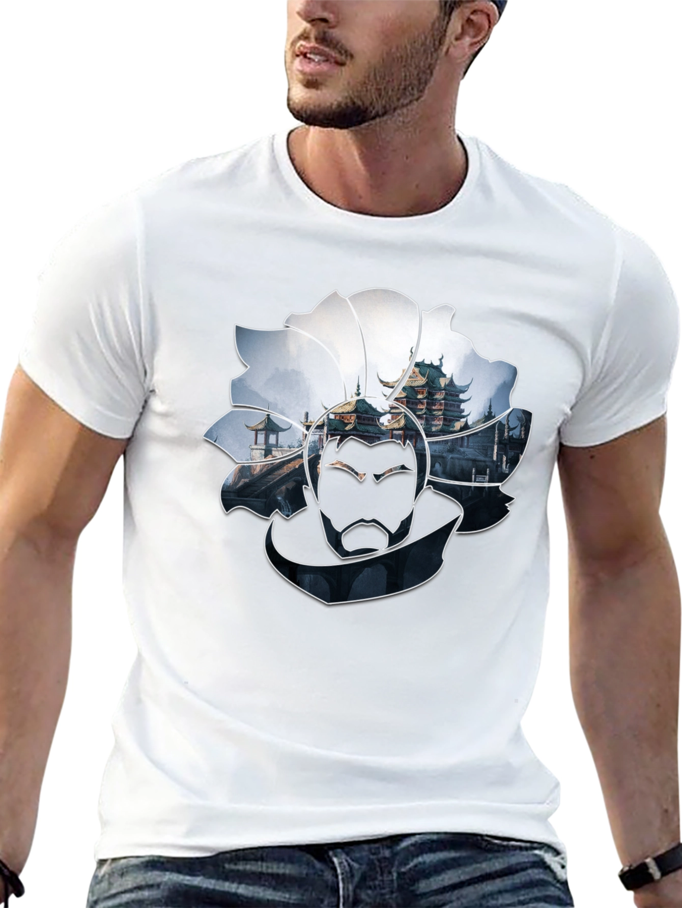 Lotus Dragon Palace Graphic Tee
