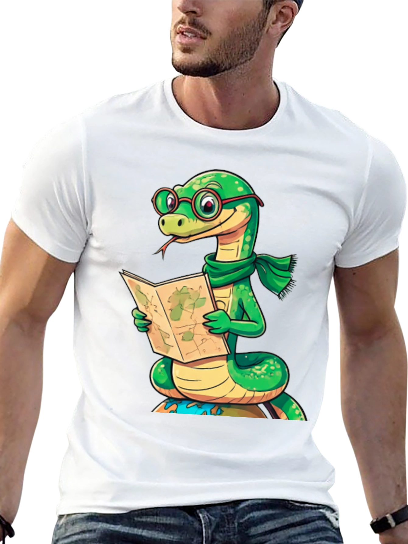 Snappy Snake Reader Graphic Tee