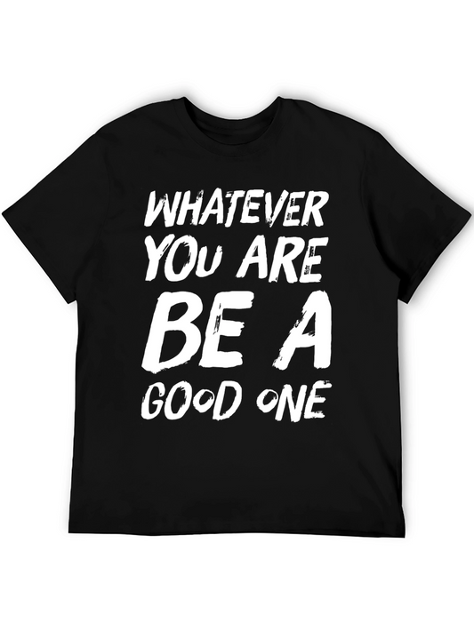 Be A Good One Black Graphic Tee