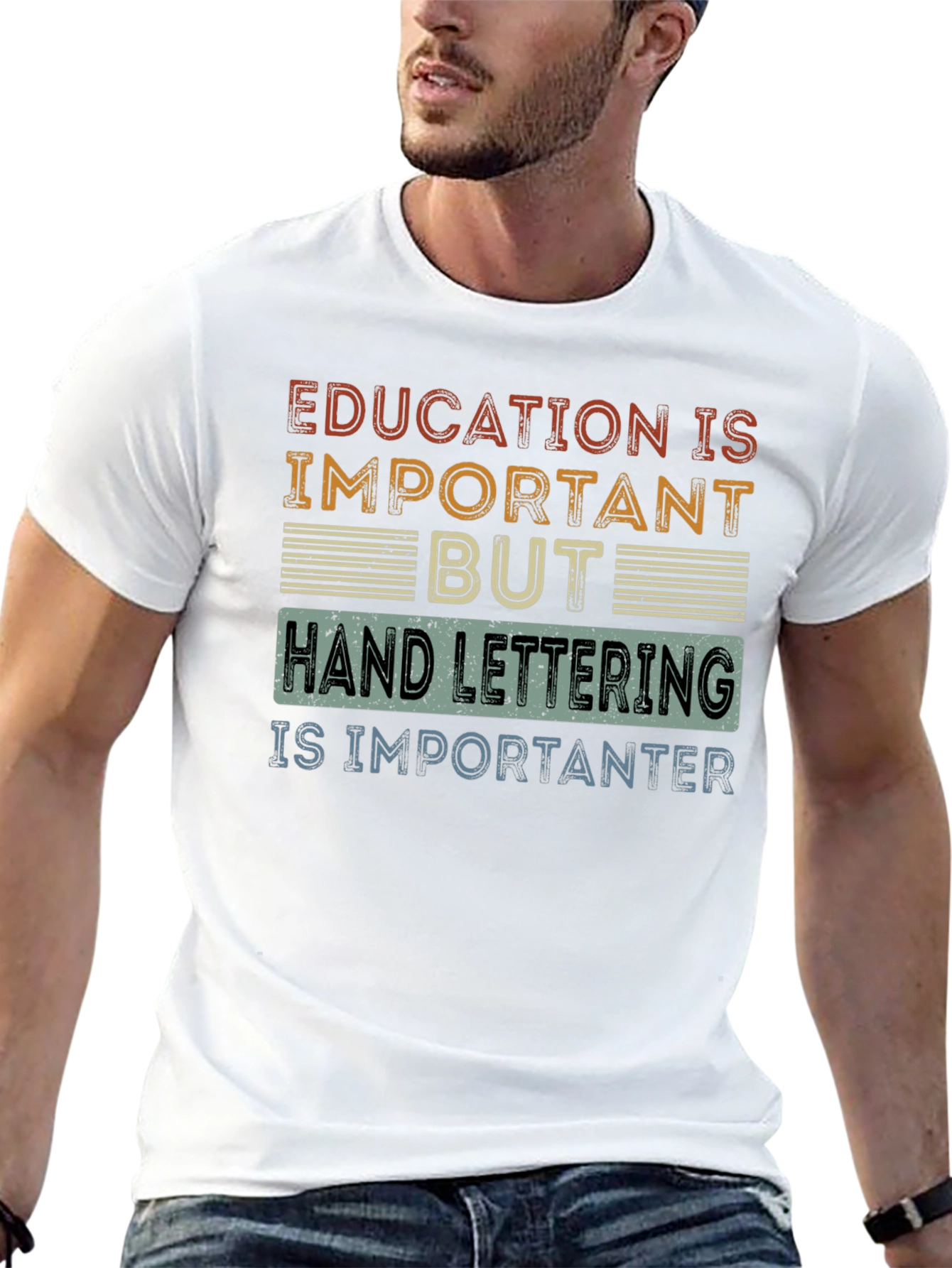 Hand Lettering is Importanter T-Shirt